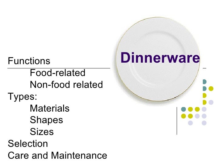 types of dinner wear