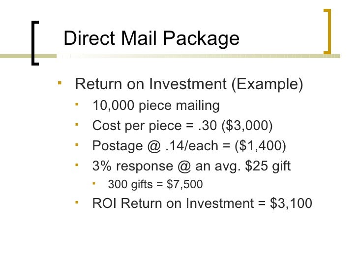 mailing example