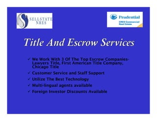 Distressed Property Investments Presentation