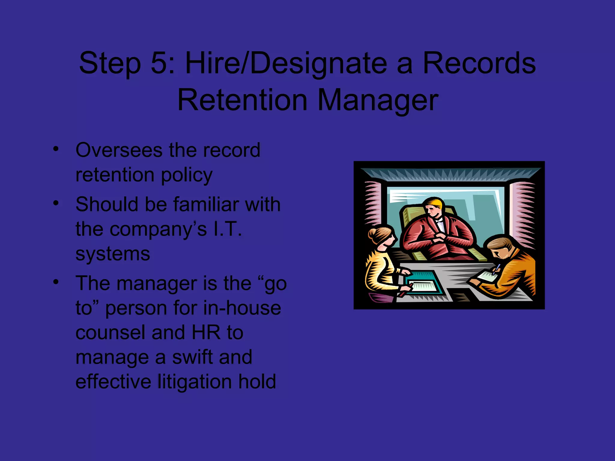 Document Retention And Destruction Power Point | PPT | Law