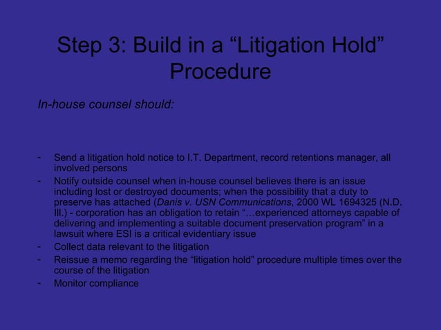 Document Retention And Destruction Power Point | PPT | Law