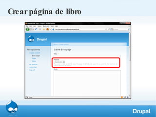 Crear página de libro 