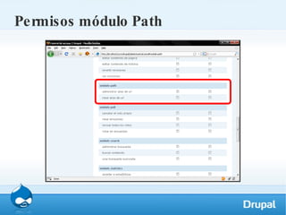Permisos módulo Path 