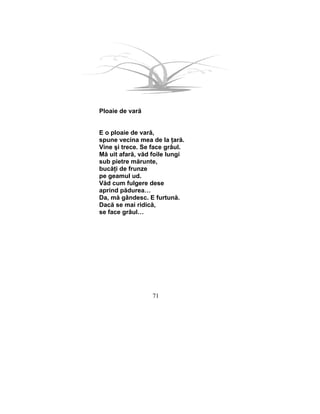 Ecaterina Tzaralunga Limite.Versuri