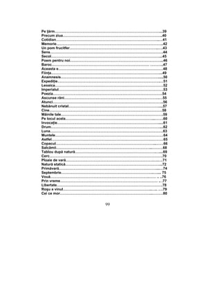Ecaterina Tzaralunga Limite.Versuri