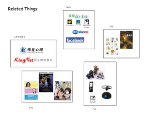 Related   Things SNS 书籍 心理咨询服务 影视 产品 
