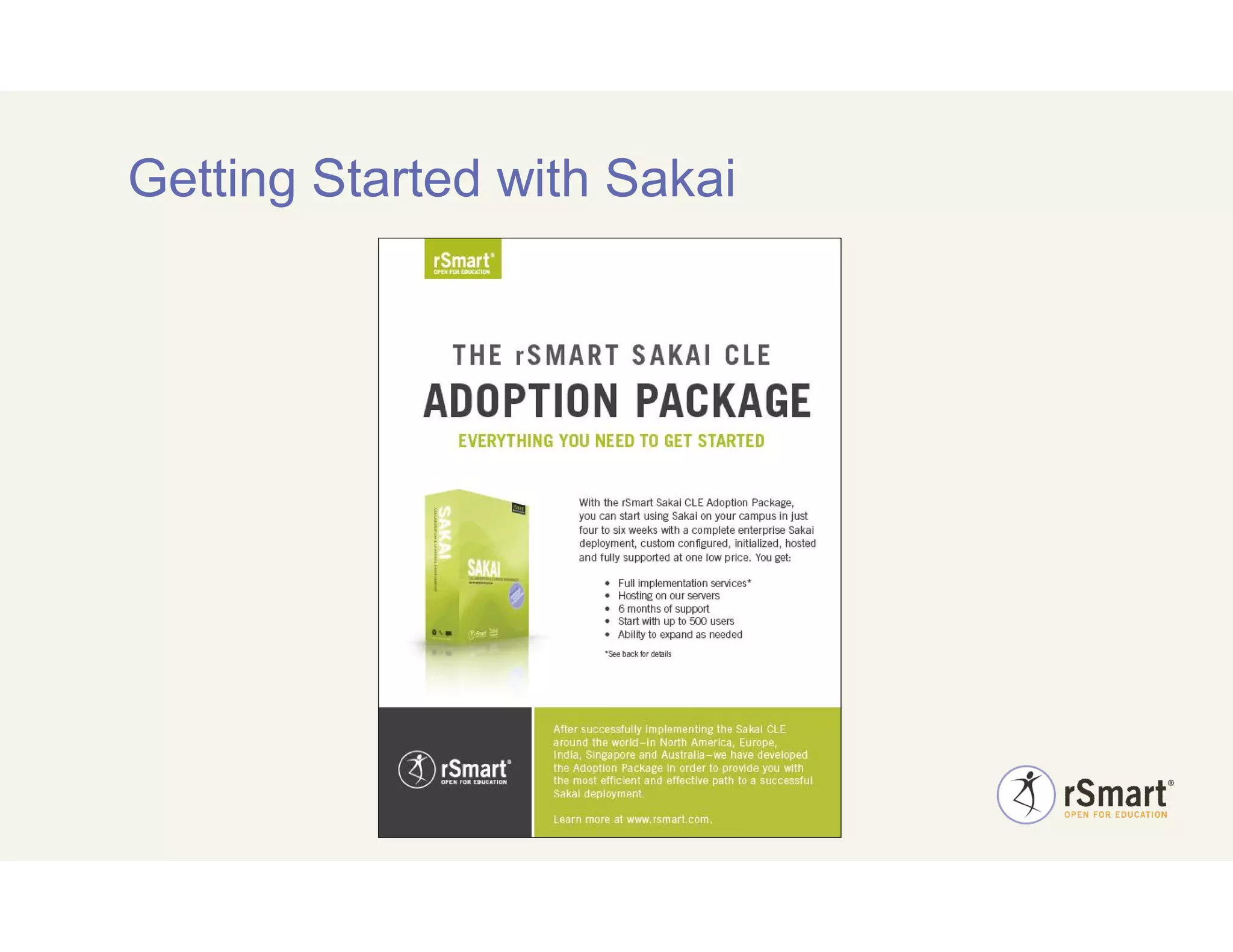 Elearning 2009 Introduction To Sakai Cost Savings.Feb.22.2009 V.1