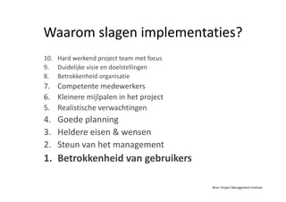 E Learning Implementeren