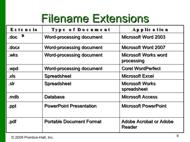 extension of ms word