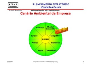 Conceitos Gerais sobre Planejamento Estratégico