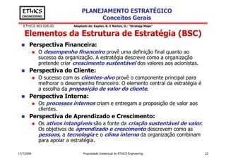 Conceitos Gerais sobre Planejamento Estratégico