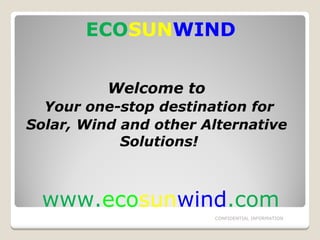 Eco Sun Wind