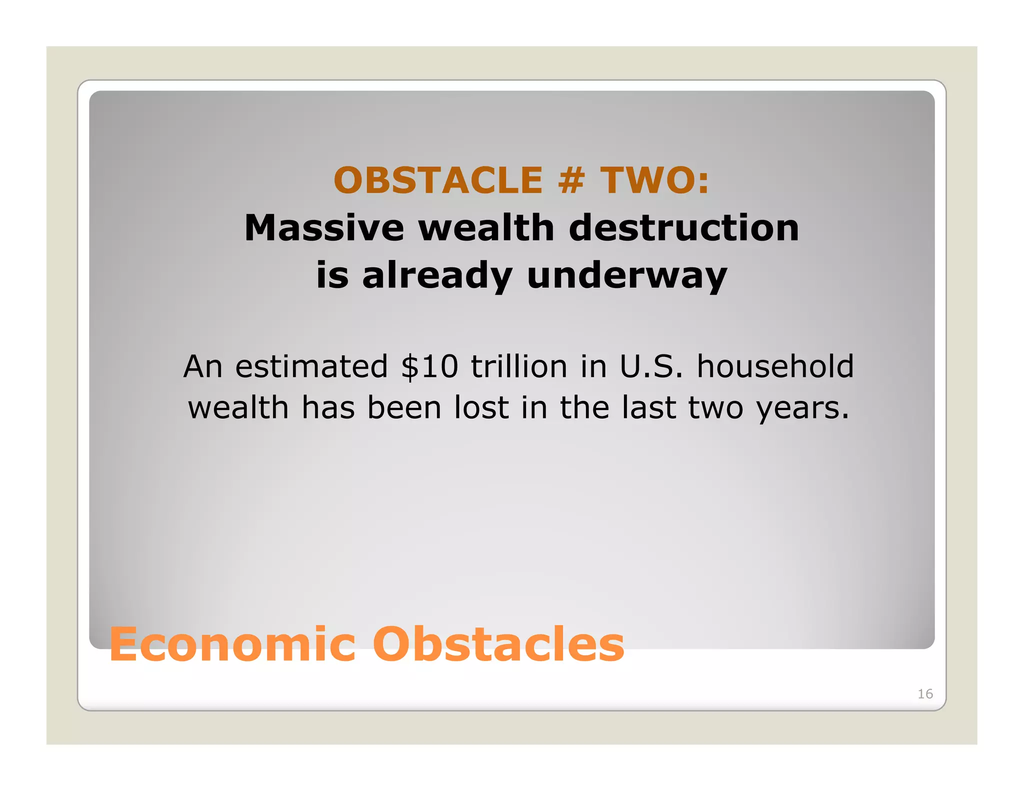 Economic Concerns Slide Show 2 09