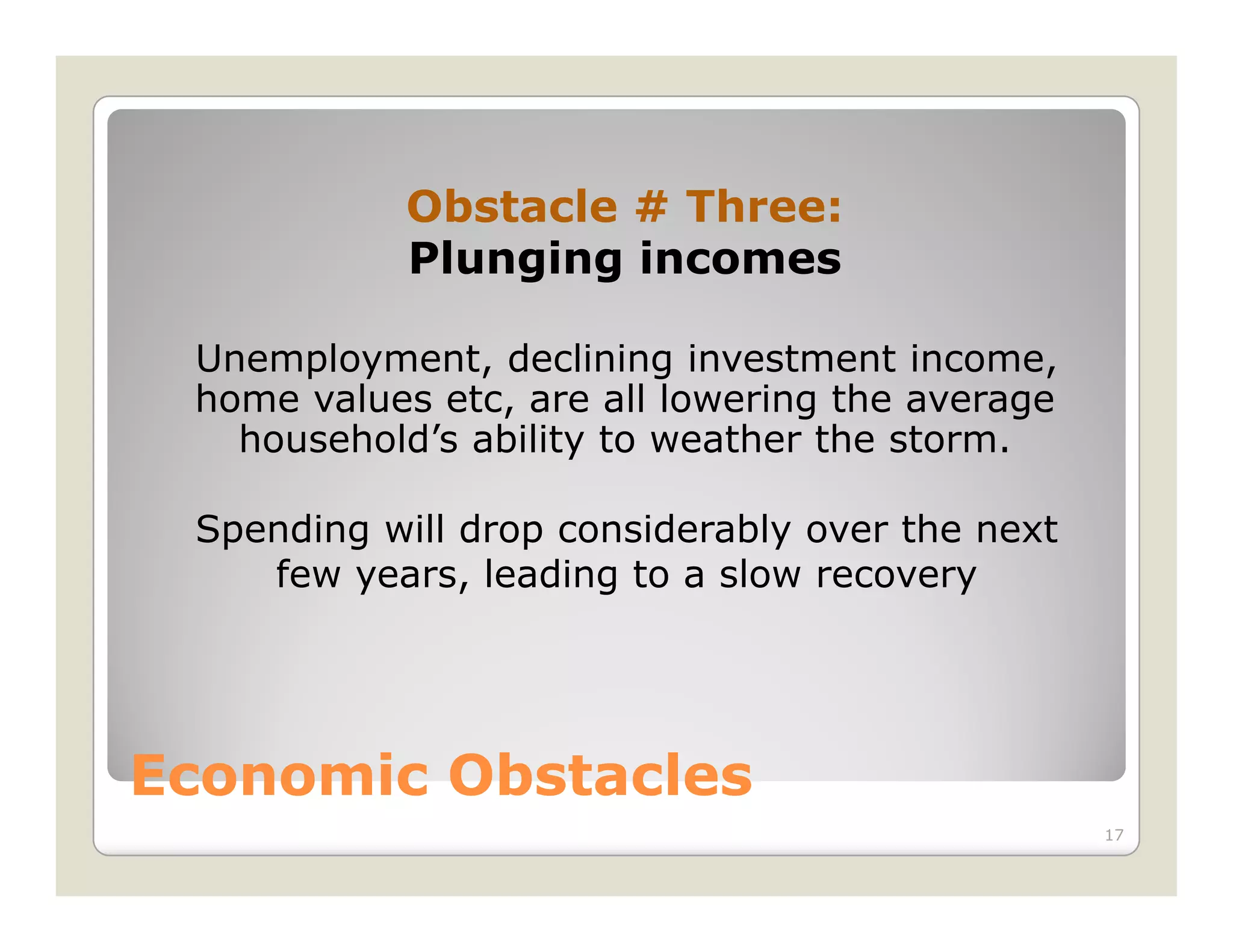 Economic Concerns Slide Show 2 09