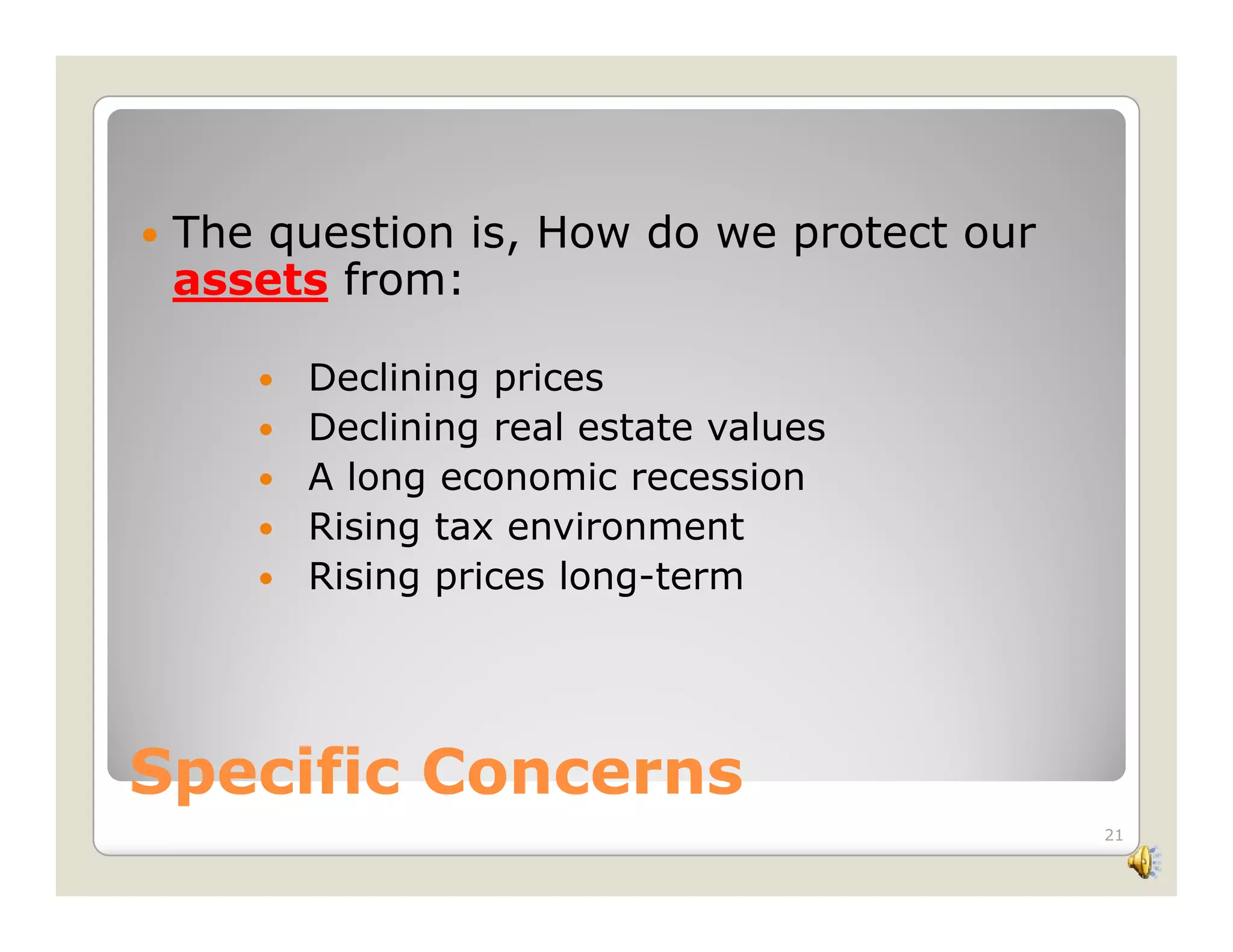 Economic Concerns Slide Show 2 09