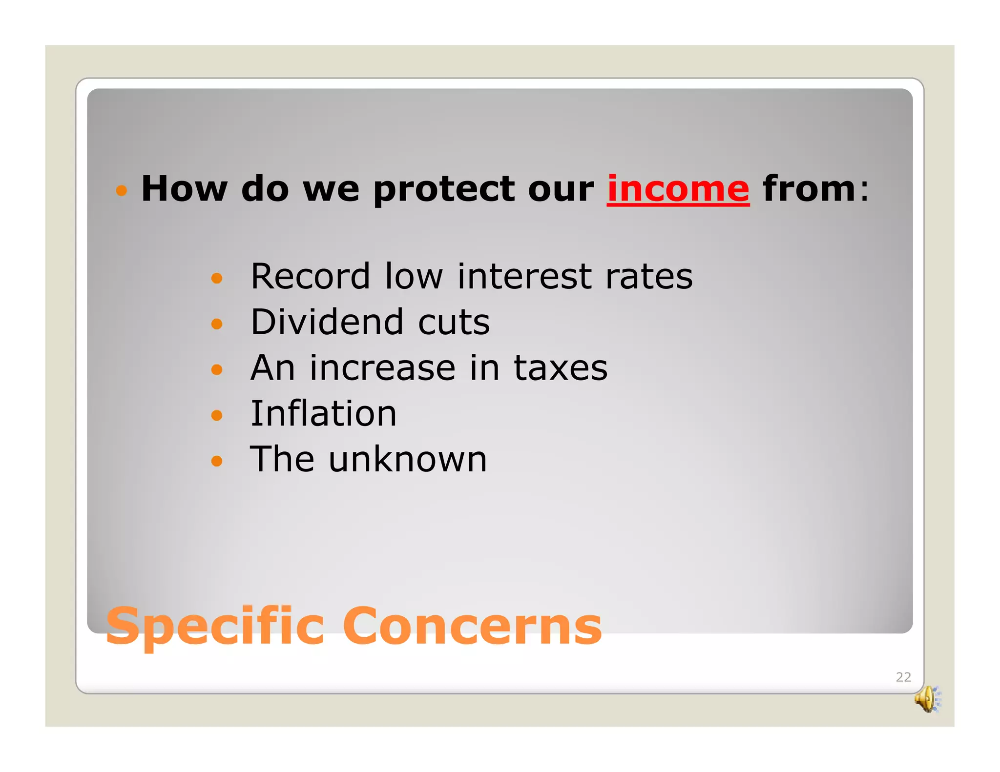 Economic Concerns Slide Show 2 09