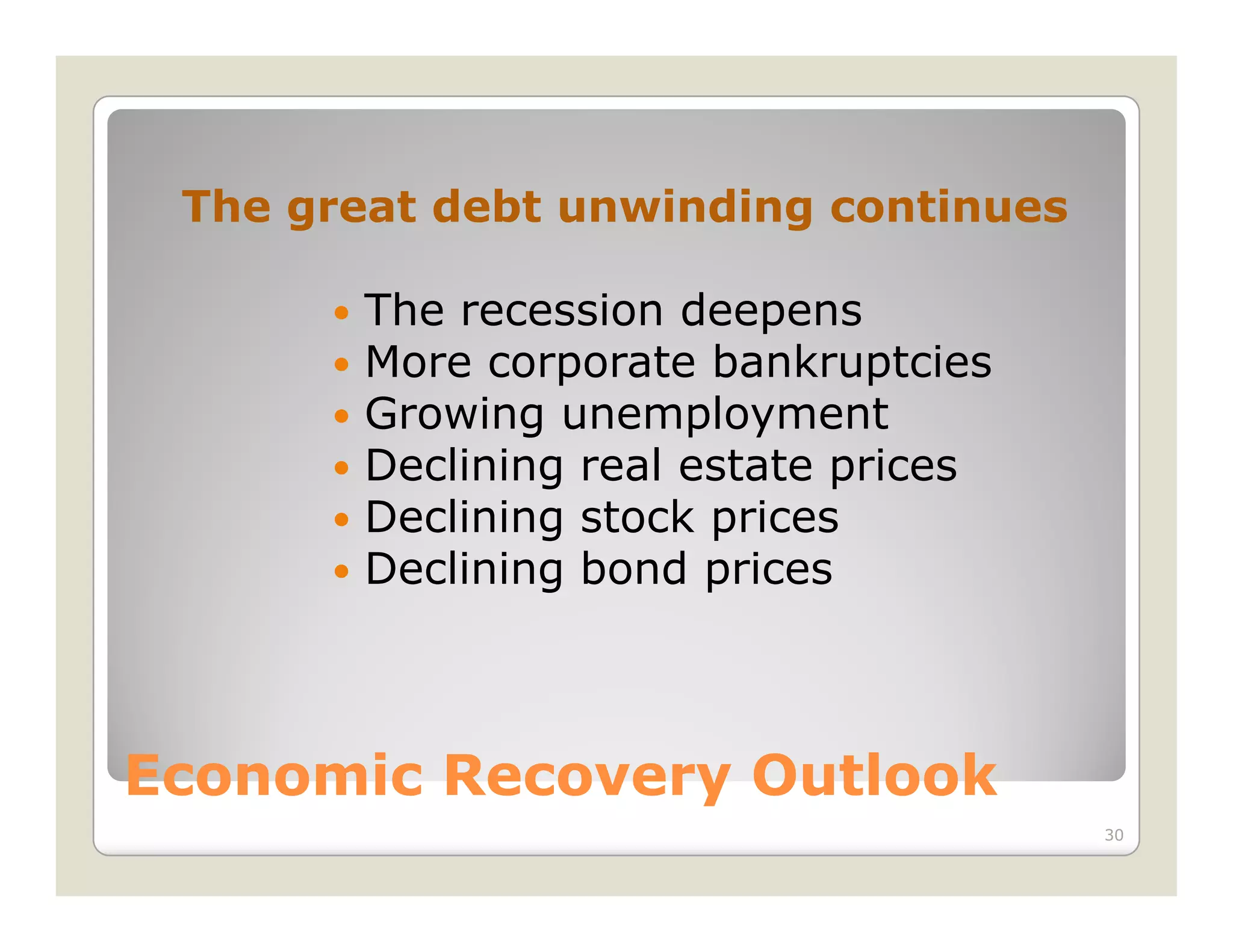 Economic Concerns Slide Show 2 09