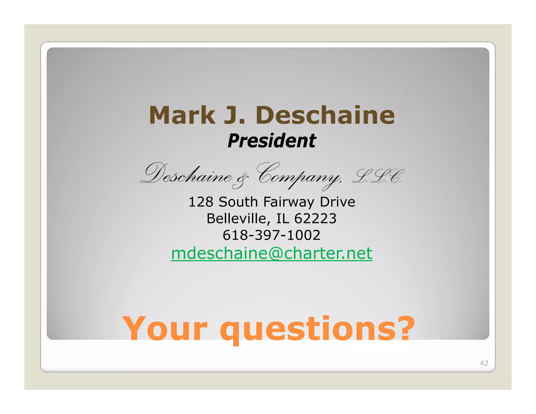 Economic Concerns Slide Show 2 09