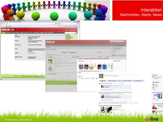 Online Consulting AG | www.online.ch Interaktion Nachrichten, Alerts, News Online Group | www.online.ch Online Group / www.online.ch 