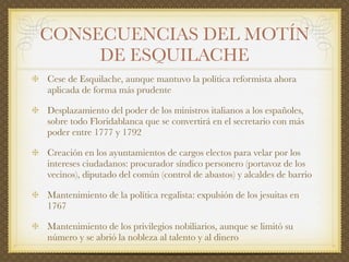 El siglo XVIII en España: el reformismo borbónico