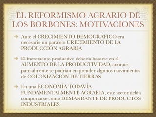 El siglo XVIII en España: el reformismo borbónico