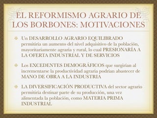 El siglo XVIII en España: el reformismo borbónico