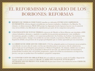 El siglo XVIII en España: el reformismo borbónico