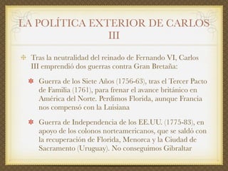 El siglo XVIII en España: el reformismo borbónico