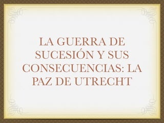 El siglo XVIII en España: el reformismo borbónico