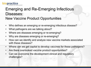Emerging And Re Emerging Infectious Disease Vaccines 09 Dec08 Final