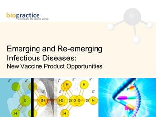 Emerging and Re-emerging
Infectious Diseases:
New Vaccine Product Opportunities
 
