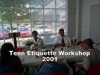 Teen Etiquette Workshop 2001