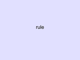rule