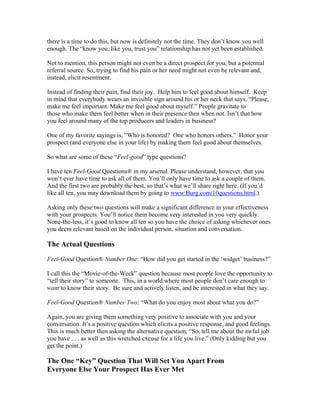 Endless Referrals System