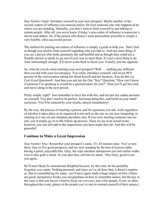 Endless Referrals System