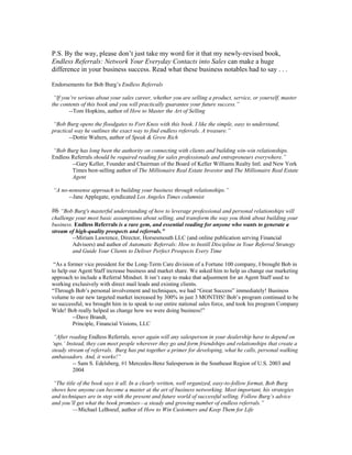 Endless Referrals System