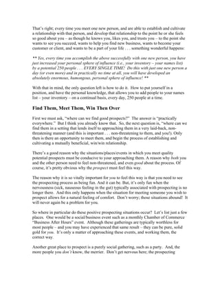 Endless Referrals System