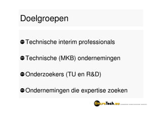 Entretech.eu - platform for technical entrepreneurs