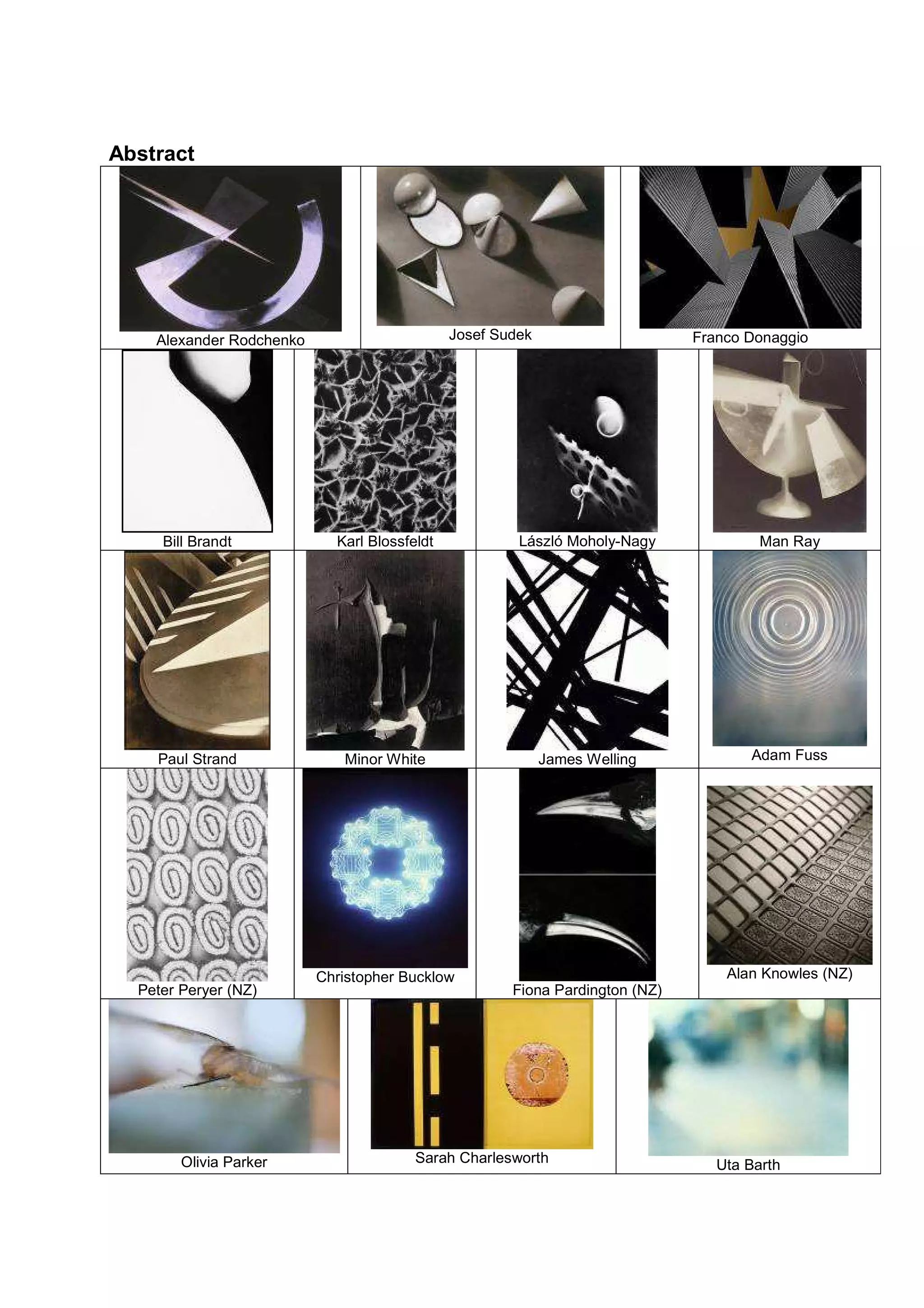 Established Practice In Photography