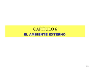 CAPÍTULO 6 EL AMBIENTE EXTERNO   