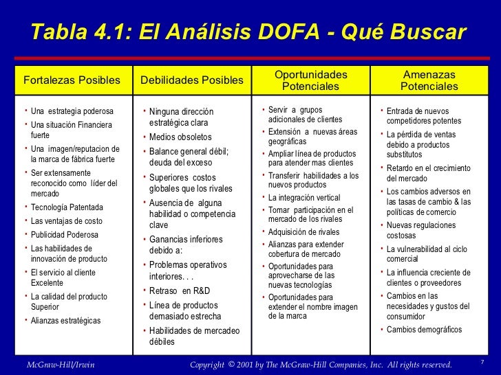 Evaluacion De Recursos Y Capacidades De La CompañIa
