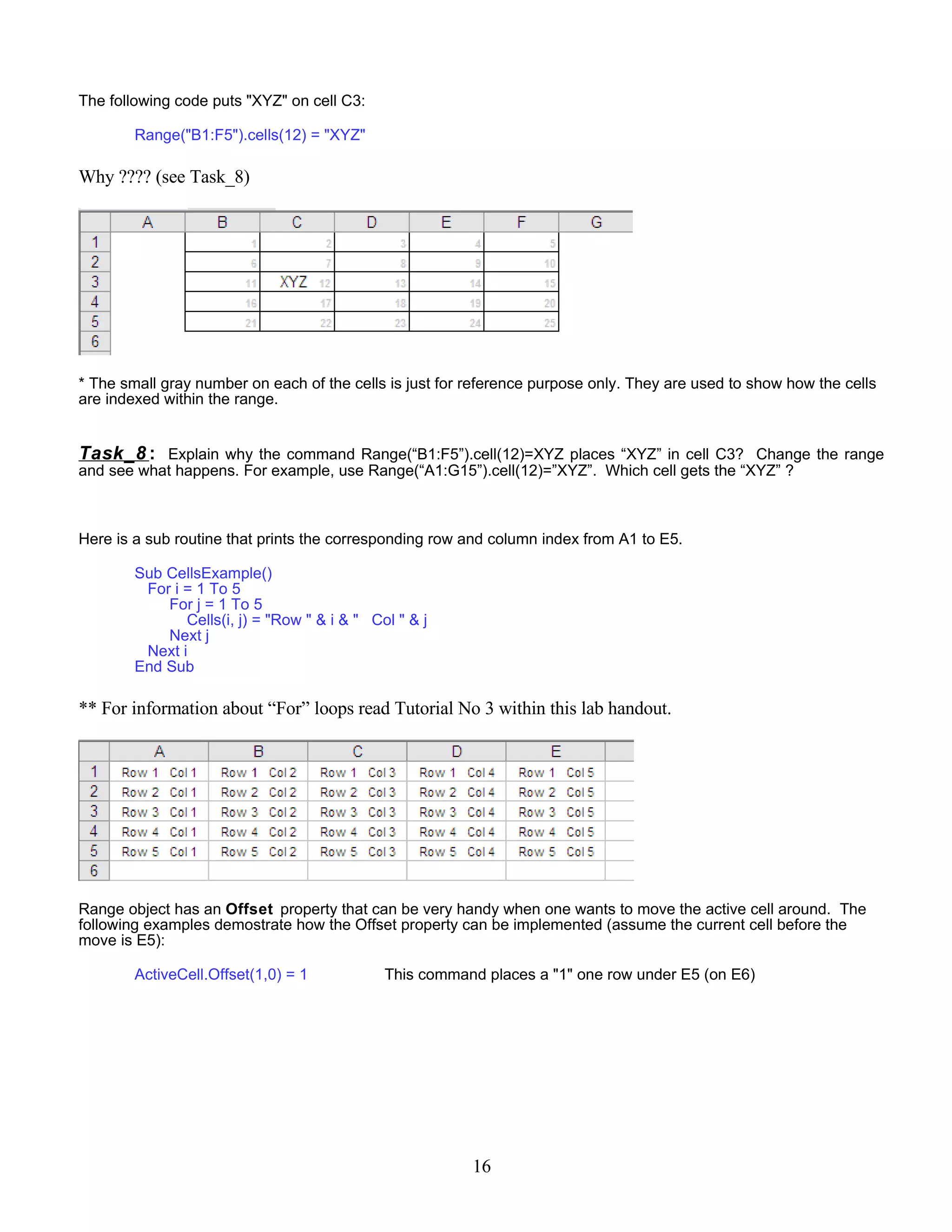 Excel Vba Basic Tutorial 1