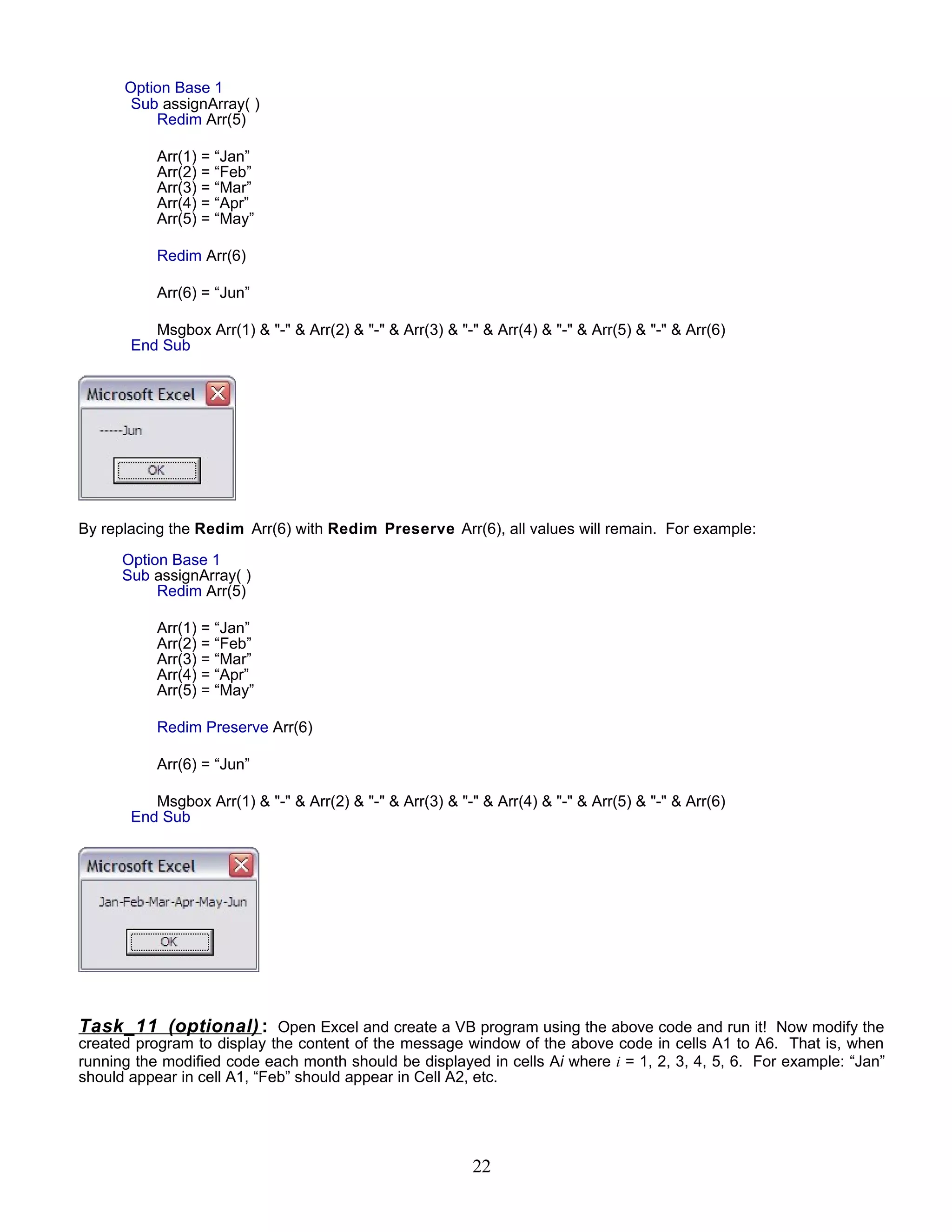 Excel Vba Basic Tutorial 1