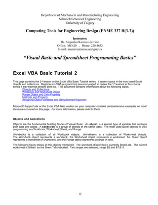 Excel Vba Basic Tutorial 1