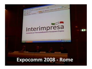 Expocomm 2008 - Rome 
