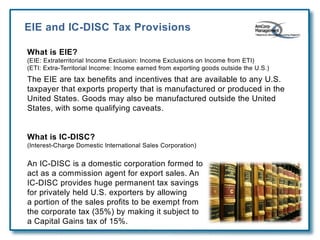Export Tax Strategy | PDF