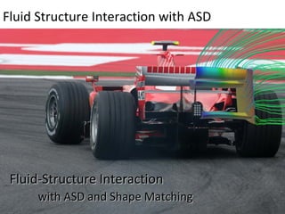 Fluid Structure Interaction with ASD  Fluid-Structure Interaction with ASD and Shape Matching 