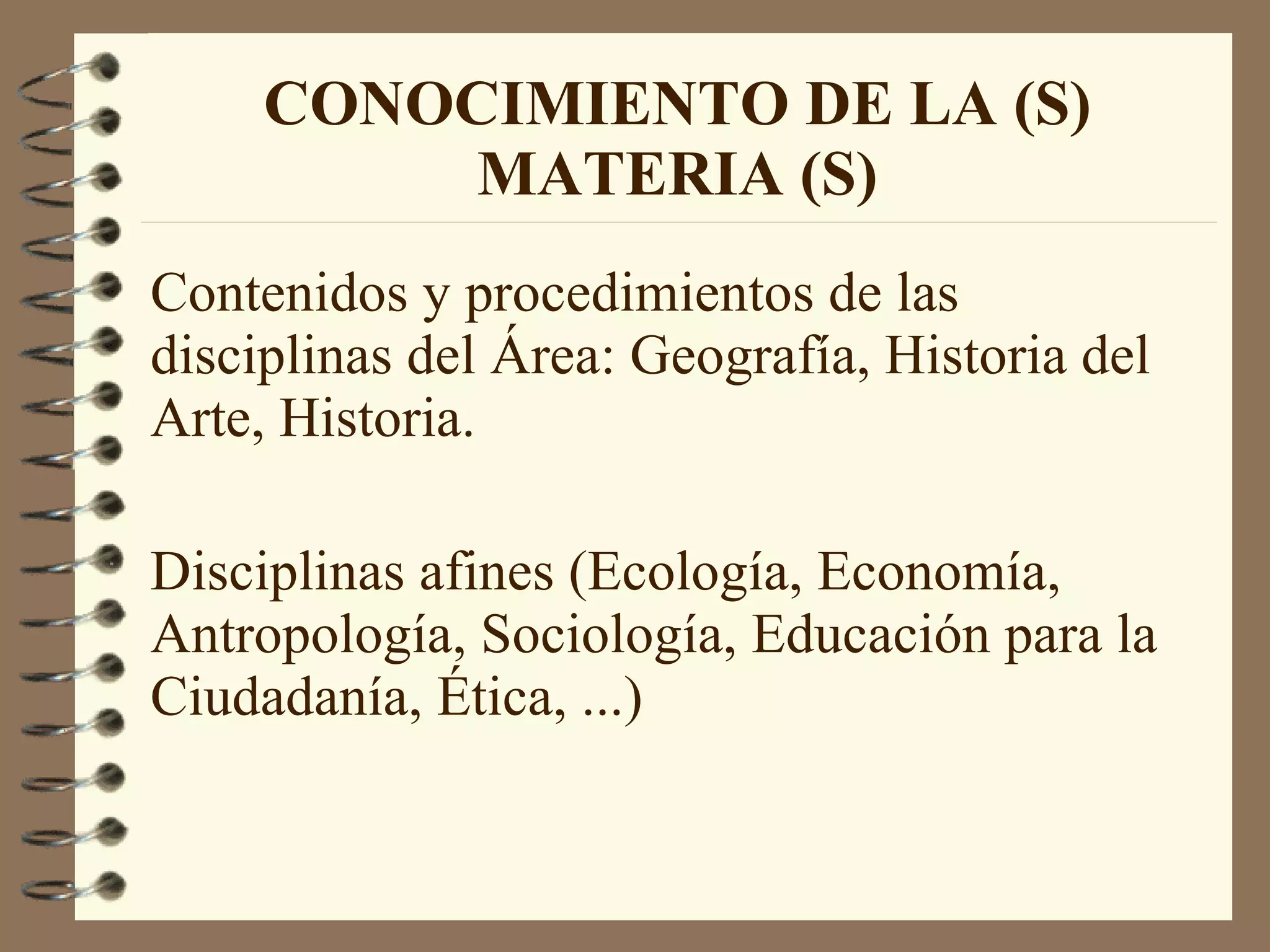 El profesor/a es el protagonista del proceso. 