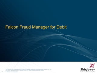 Falcon Fraud Manager for Debit 