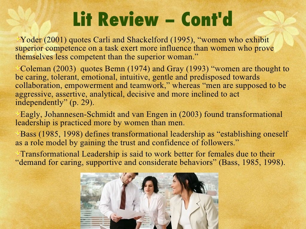 Female Leadership Ppt